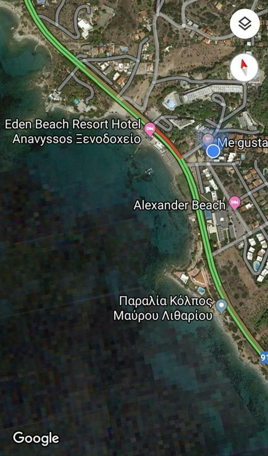 Gasthaus New Seafront Studio Anavyssos Exterior foto